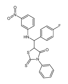 5-[(4-Fluoro-phenyl)-(3-nitro-phenylamino)-methyl]-3-phenyl-2-thioxo-thiazolidin-4-one CAS:79795-31-6 manufacturer & supplier