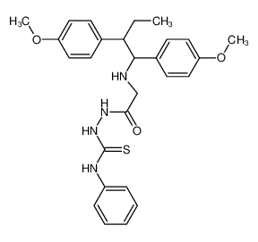 1-[[2-[1,2-bis(4-methoxyphenyl)butylamino]acetyl]amino]-3-phenylthiourea CAS:79797-46-9 manufacturer & supplier