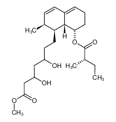 methyl 3,5-dihydroxy-7-[(1'S,2'S,8'S,8a'S)-2'methyl-8'-[(S)-2-methylbutanoyloxy]-1',2',3',7',8',8a'-hexahydro-1'-naphthyl]heptanoate CAS:79814-60-1 manufacturer & supplier