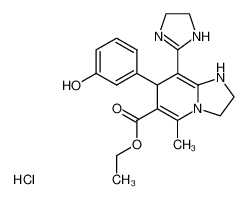 7-(3-Hydroxyphenyl)-1,2,3,7-tetrahydro-8-(2-imidazolin-2-yl)-5-methylimidazo(1,2-a)pyridin-6-carbonsaeure-ethylester-hydrochlorid CAS:79822-94-9 manufacturer & supplier