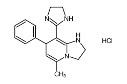 8-(4,5-dihydro-1H-imidazol-2-yl)-5-methyl-7-phenyl-1,2,3,7-tetrahydroimidazo[1,2-a]pyridine hydrochloride CAS:79823-07-7 manufacturer & supplier