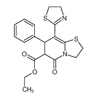 2,3,6,7-Tetrahydro-5-oxo-7-phenyl-8-(2-thiazolin-2-yl)-5H-thiazolo(3,2-a)pyridin-6-carbonsaeure-ethylester CAS:79823-22-6 manufacturer & supplier