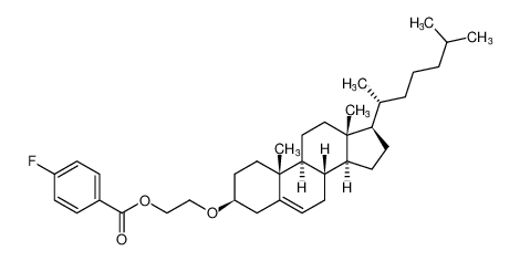 Benzoic acid, 4-fluoro-, 2-[[(3b)-cholest-5-en-3-yl]oxy]ethyl ester CAS:79824-67-2 manufacturer & supplier