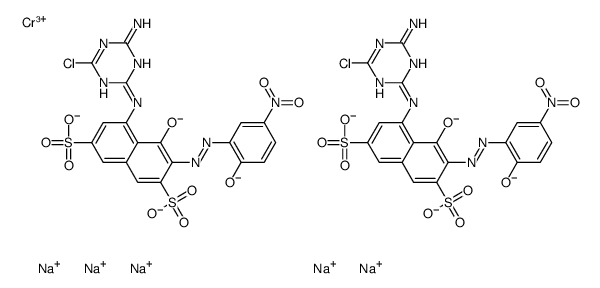 pentasodium,5-[(4-amino-6-chloro-1,3,5-triazin-2-yl)amino]-3-[(5-nitro-2-oxidophenyl)diazenyl]-4-oxidonaphthalene-2,7-disulfonate,chromium(3+) CAS:79828-43-6 manufacturer & supplier