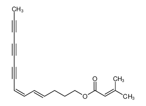 tetradeca-4,6-dien-8,10,12-triynyl 3-methylbut-2-enoate CAS:79830-31-2 manufacturer & supplier