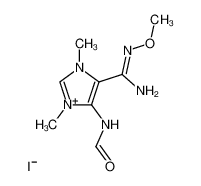 4-Formylamino-5-(N-methoxy-carbamimidoyl)-1,3-dimethyl-3H-imidazol-1-ium; iodide CAS:79831-09-7 manufacturer & supplier