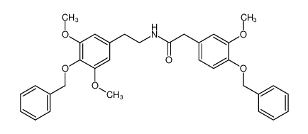 N-(4-benzyloxy-3,5-dimethoxyphenethyl)-2-(4-benzyloxy-3-methoxyphenyl)acetamide CAS:79831-91-7 manufacturer & supplier