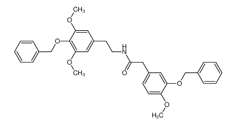 N-(4-benzyloxy-3,5-dimethoxyphenethyl)-2-(3-benzyloxy-4-methoxyphenyl)acetamide CAS:79831-94-0 manufacturer & supplier