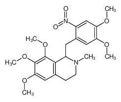 1-(4,5-dimethoxy-2-nitrobenzyl)-1,2,3,4-tetrahydro-6,7,8-trimethoxy-2-methylisoquinoline CAS:79832-06-7 manufacturer & supplier