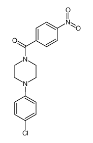 (4-(4-chlorophenyl)piperazin-1-yl)(4-nitrophenyl)methanone CAS:79834-42-7 manufacturer & supplier