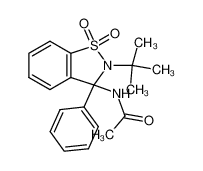 3-Acetamido-2-tert-butyl-3-phenylbenzoisothiazoline 1,1-Dioxide CAS:79848-34-3 manufacturer & supplier