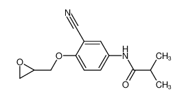 1-[2-cyano-4-(isobutyroyl-amino)-phenoxy]-2,3-epoxy-propane CAS:79848-56-9 manufacturer & supplier