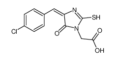 2-[(4Z)-4-[(4-chlorophenyl)methylidene]-5-oxo-2-sulfanylideneimidazolidin-1-yl]acetic acid CAS:79851-74-4 manufacturer & supplier