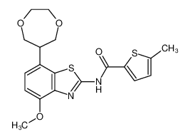 5-methyl-thiophene-2-carboxylic acid (7-[1,4]dioxepan-6-yl-4-methoxy-benzothiazol-2-yl)-amide CAS:798532-89-5 manufacturer & supplier