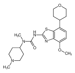 3-[4-methoxy-7-(tetrahydro-pyran-4-yl)-benzothiazol-2-yl]-1-methyl-1-(1-methyl-piperidin-4-yl)-urea CAS:798533-01-4 manufacturer & supplier