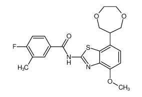 N-(7-[1,4]Dioxepan-6-yl-4-methoxy-benzothiazol-2-yl)-4-fluoro-3-methyl-benzamide CAS:798533-19-4 manufacturer & supplier