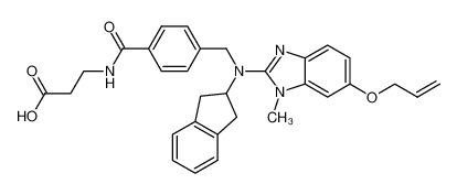 3-(4-(((6-(allyloxy)-1-methyl-1H-benzo[d]imidazol-2-yl)(2,3-dihydro-1H-inden-2-yl)amino)methyl)benzamido)propanoic acid CAS:798535-60-1 manufacturer & supplier