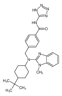 4-(((4-(tert-butyl)cyclohexyl)(1-methyl-1H-benzo[d]imidazol-2-yl)amino)methyl)-N-(1H-tetrazol-5-yl)benzamide CAS:798536-43-3 manufacturer & supplier