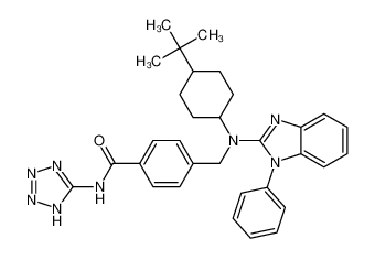 4-(((4-(tert-butyl)cyclohexyl)(1-phenyl-1H-benzo[d]imidazol-2-yl)amino)methyl)-N-(1H-tetrazol-5-yl)benzamide CAS:798537-15-2 manufacturer & supplier