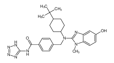 4-(((4-(tert-butyl)cyclohexyl)(5-hydroxy-1-methyl-1H-benzo[d]imidazol-2-yl)amino)methyl)-N-(1H-tetrazol-5-yl)benzamide CAS:798537-36-7 manufacturer & supplier