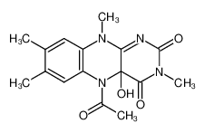 5-acetyl-4a,5-dihydro-4a-hydroxy-3-methyllumiflavin CAS:79854-09-4 manufacturer & supplier