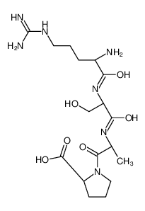 (2S)-1-[(2S)-2-[[(2S)-2-[[(2S)-2-amino-5-(diaminomethylideneamino)pentanoyl]amino]-3-hydroxypropanoyl]amino]propanoyl]pyrrolidine-2-carboxylic acid CAS:798540-21-3 manufacturer & supplier