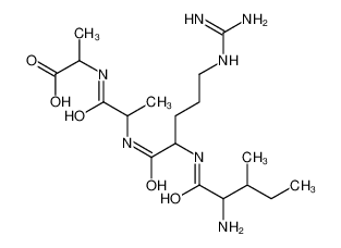 (2S)-2-[[(2S)-2-[[(2S)-2-[[(2S,3S)-2-amino-3-methylpentanoyl]amino]-5-(diaminomethylideneamino)pentanoyl]amino]propanoyl]amino]propanoic acid CAS:798540-99-5 manufacturer & supplier