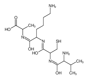 (2S)-2-[[(2S)-6-amino-2-[[(2R)-2-[[(2S)-2-amino-3-methylbutanoyl]amino]-3-sulfanylpropanoyl]amino]hexanoyl]amino]propanoic acid CAS:798541-21-6 manufacturer & supplier