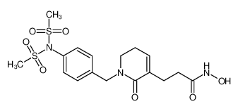 N-hydroxy-3-[1-(4-dimethylsulfonylamino-benzyl)-2-oxo-1,2,5,6-tetrahydro-pyridin-3-yl]-propionamide CAS:798543-67-6 manufacturer & supplier