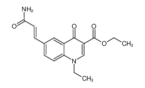 6-((E)-2-carbamoyl-vinyl)-1-ethyl-4-oxo-1,4-dihydro-quinolone-3-carboxylic acid ethyl ester CAS:798545-11-6 manufacturer & supplier