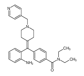 4-((2-aminophenyl)(1-(pyridin-4-ylmethyl)piperidin-4-ylidene)methyl)-N,N-diethylbenzamide CAS:798549-94-7 manufacturer & supplier