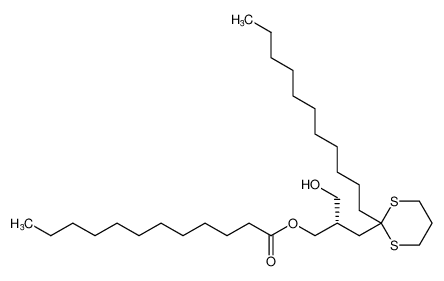 (S)-3-hydroxy-2-((2-undecyl-1,3-dithian-2-yl)methyl)propyl dodecanoate CAS:798550-50-2 manufacturer & supplier