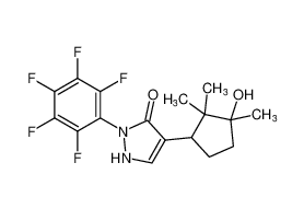 4-(3-hydroxy-2,2,3-trimethylcyclopentyl)-2-(perfluorophenyl)-1,2-dihydro-3H-pyrazol-3-one CAS:798554-09-3 manufacturer & supplier