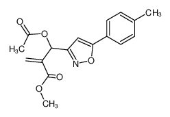 2-[acetoxy(5-p-tolylisoxazol-3-yl)methyl]acrylic acid methyl ester CAS:798555-61-0 manufacturer & supplier