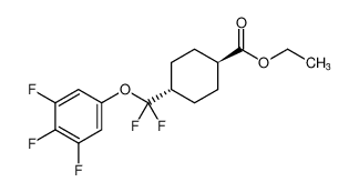 ethyl (1r,4r)-4-(difluoro(3,4,5-trifluorophenoxy)methyl)cyclohexane-1-carboxylate CAS:798555-95-0 manufacturer & supplier