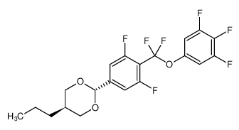 (2r,5r)-2-(4-(difluoro(3,4,5-trifluorophenoxy)methyl)-3,5-difluorophenyl)-5-propyl-1,3-dioxane CAS:798556-06-6 manufacturer & supplier