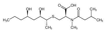 S-((2R,3R,5R)-3,5-dihydroxyoctan-2-yl)-N-methyl-N-(3-methylbutanoyl)-L-cysteine CAS:798561-43-0 manufacturer & supplier