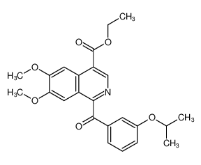 ethyl 1-(3-isopropoxybenzoyl)-6,7-dimethoxyisoquinoline-4-carboxylate CAS:798563-20-9 manufacturer & supplier