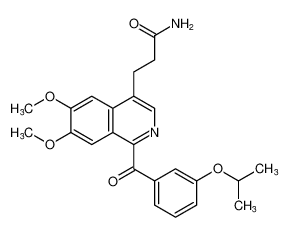 3-(1-(3-isopropoxybenzoyl)-6,7-dimethoxyisoquinolin-4-yl)propanamide CAS:798563-26-5 manufacturer & supplier