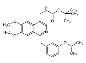 [1-(3-isopropoxy)benzyl-6,7-di-methoxyi-soquinoline-4-ylmethyl]-carbamic acid ethyl ester CAS:798563-32-3 manufacturer & supplier