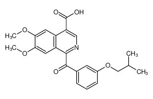 1-(3-isobutoxybenzoyl)-6,7-dimethoxyisoquinoline-4-carboxylic acid CAS:798563-99-2 manufacturer & supplier