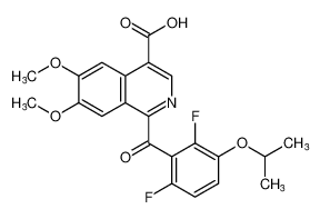 1-(2,6-difluoro-3-isopropoxybenzoyl)-6,7-dimethoxyisoquinoline-4-carboxylic acid CAS:798564-56-4 manufacturer & supplier