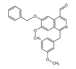 6-benzyloxy-7-methoxy-1-(3-methoxy-benzyl)-isoquinoline-4-carbaldehyde CAS:798564-81-5 manufacturer & supplier