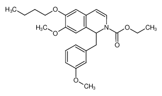 6-butoxy-7-methoxy-1-(3-methoxy-benzyl)-1H-isoquinoline-2-carboxylic acid ethyl ester CAS:798564-86-0 manufacturer & supplier