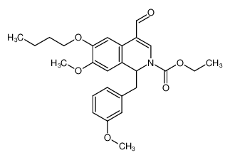 6-butoxy-4-formyl-7-methoxy-1-(3-methoxy-benzyl)-1H-isoquinoline-2-carboxylic acid ethyl ester CAS:798564-87-1 manufacturer & supplier