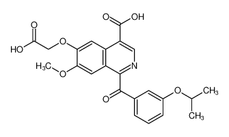 6-(carboxymethoxy)-1-(3-isopropoxybenzoyl)-7-methoxyisoquinoline-4-carboxylic acid CAS:798565-12-5 manufacturer & supplier