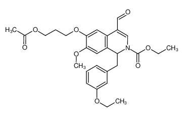 6-(3-acetoxy-propoxy)-1-(3-ethoxy-benzyl)-4-formyl-7-methoxy-1H-isoquinoline-2-carboxylic acid ethyl ester CAS:798565-19-2 manufacturer & supplier