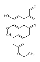 6-hydroxy-7-methoxy-1-(3-ethoxy-benzyl)-isoquinoline-4-carbaldehyde CAS:798565-27-2 manufacturer & supplier