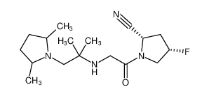 (2S,4S)-1-((1-(2,5-dimethylpyrrolidin-1-yl)-2-methylpropan-2-yl)glycyl)-4-fluoropyrrolidine-2-carbonitrile CAS:798572-51-7 manufacturer & supplier