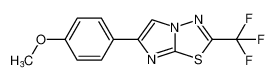 6-(4-methoxyphenyl)-2-(trifluoromethyl)imidazo[2,1-b][1,3,4]thiadiazole CAS:798573-42-9 manufacturer & supplier